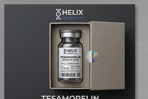 Vial liofilizado de Tesamorelina (Tesamorelin) 5 mg, péptido de investigación con Certificado de Análisis